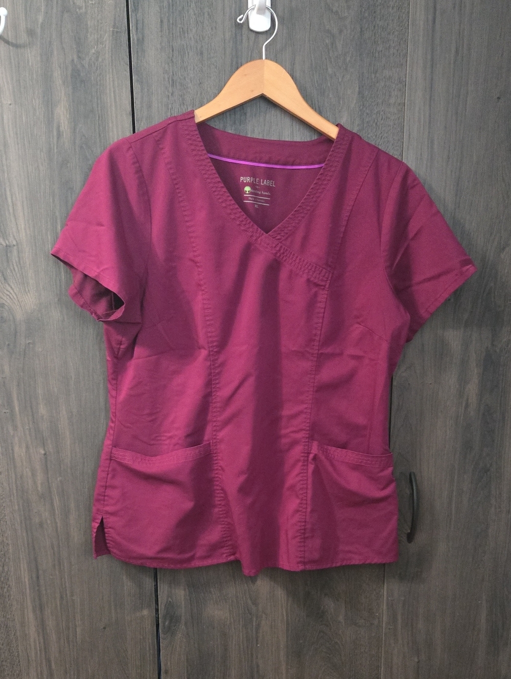 Purple Label By Healing Hands Scrub Top